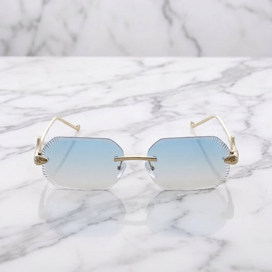 Gafas Premium con Cristales Degradados - Celestial Gold