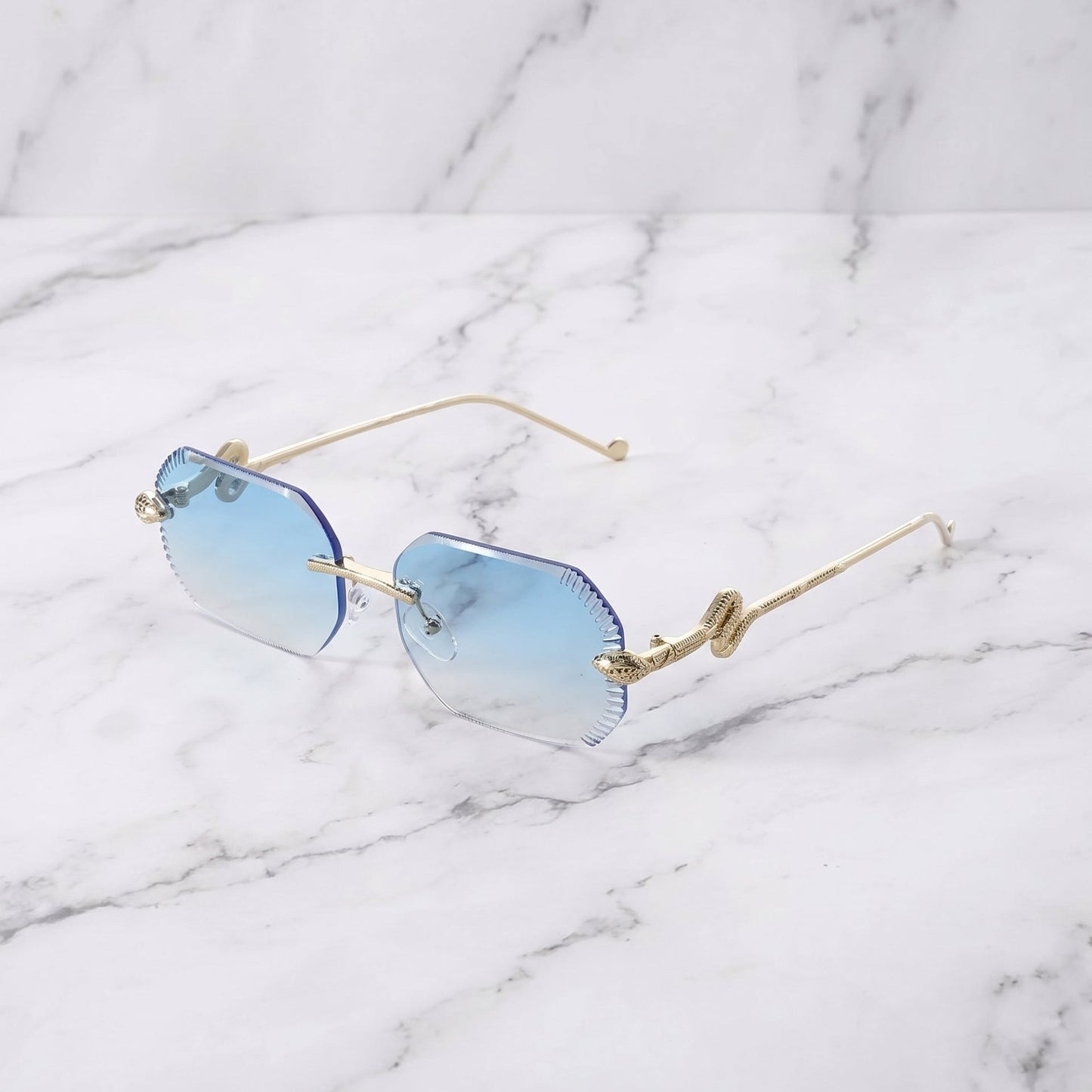 Gafas Premium con Cristales Degradados - Celestial Gold